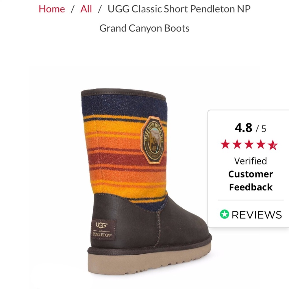 Pendleton Uggs size USA 8